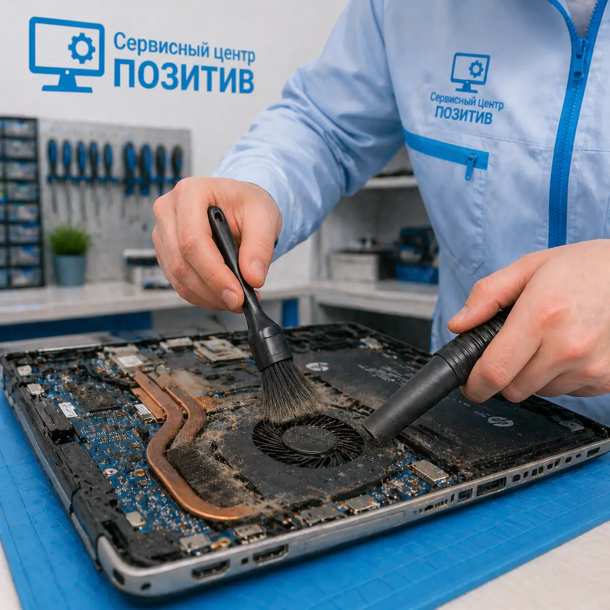 чистка ноутбука HP в Кстово