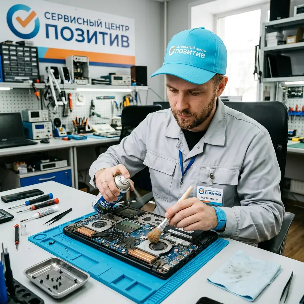 Чистка ноутбука от пыли в Кстово | Замена термопасты