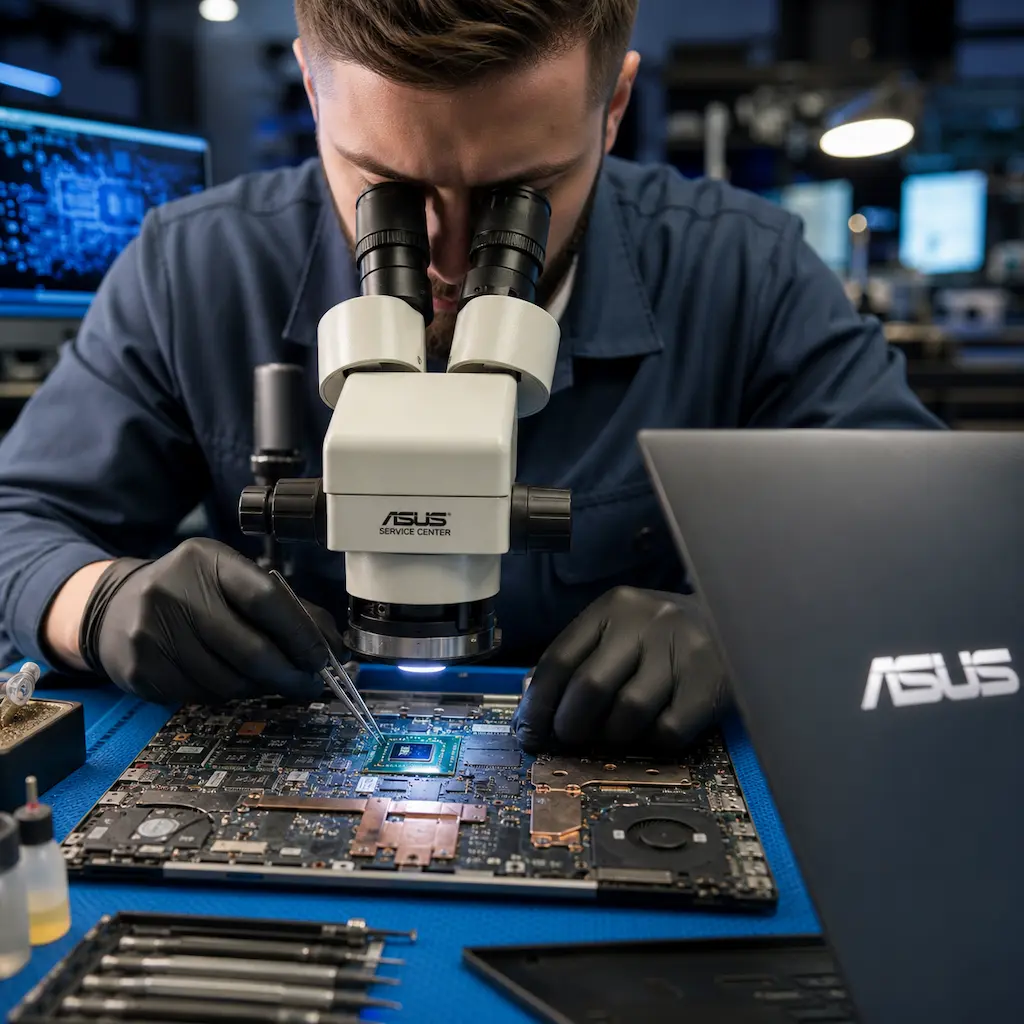 Замена видеокарты ноутбука Asus в Кстово
