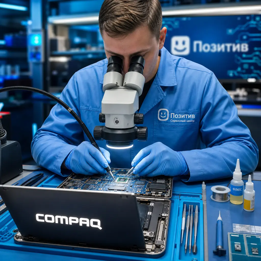 Замена видеокарты ноутбука Compaq в Кстово