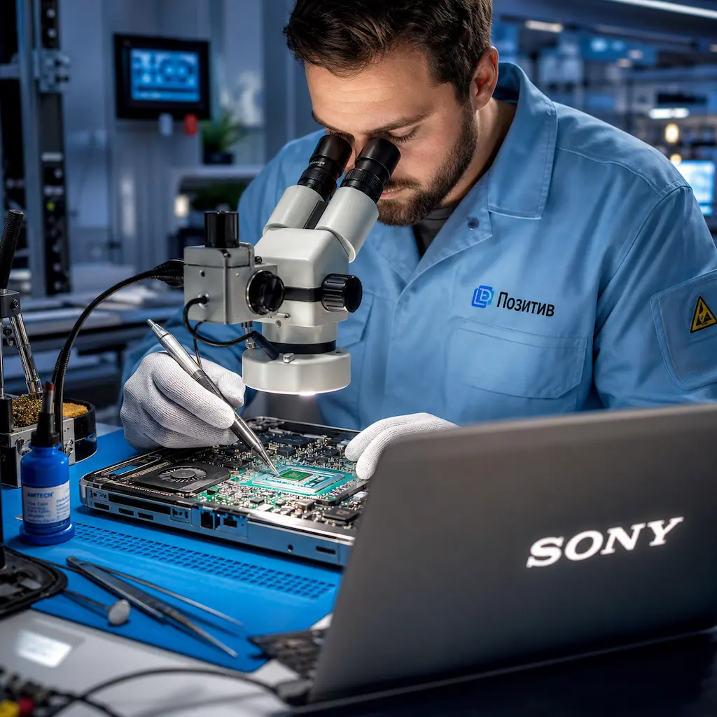 Замена видеокарты ноутбука Sony в Кстово