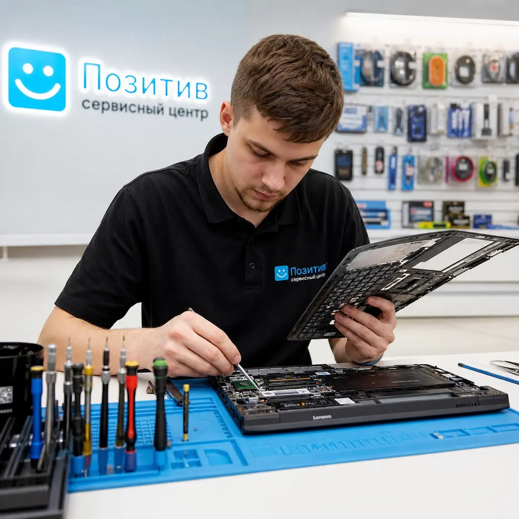 заменить клавиатуру на ноутбуке Lenovo в Кстово