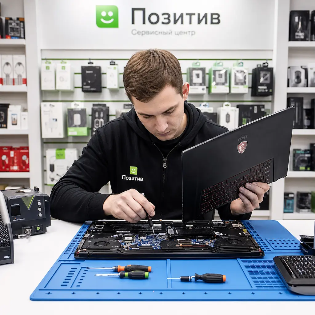 заменить клавиатуру на ноутбуке MSI в Кстово