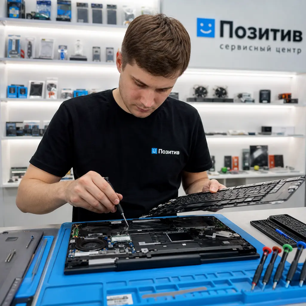 заменить клавиатуру на ноутбуке Samsung в Кстово