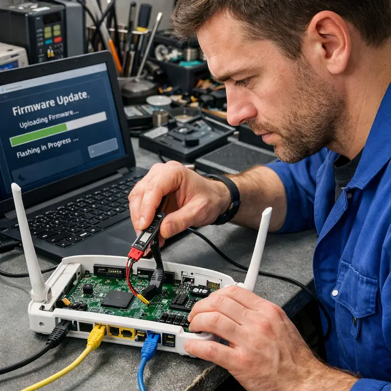 Обновление прошивки роутера в Кстово