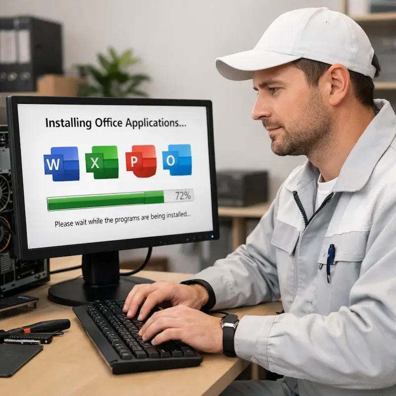 установка офисных программ на компьютер в Кстово
