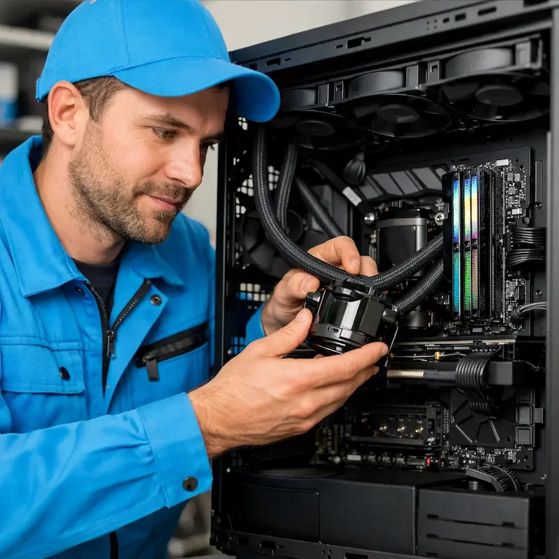 Установка СЖО на ПК в Кстово