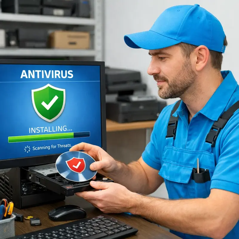 Установка антивируса в Кстово на дому