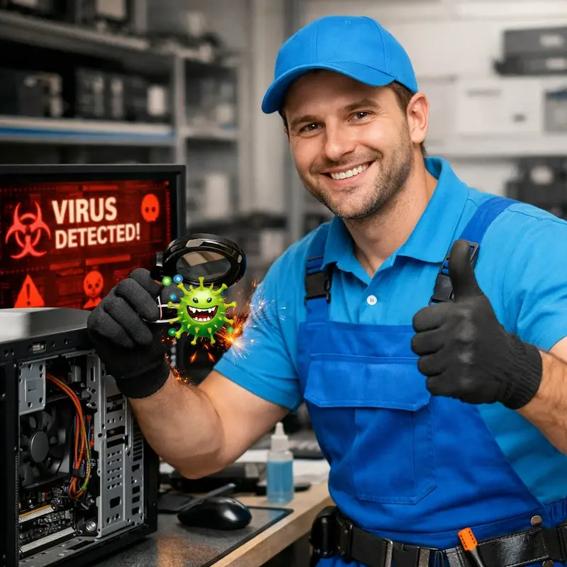 Удаление вирусов с компьютера в Кстово