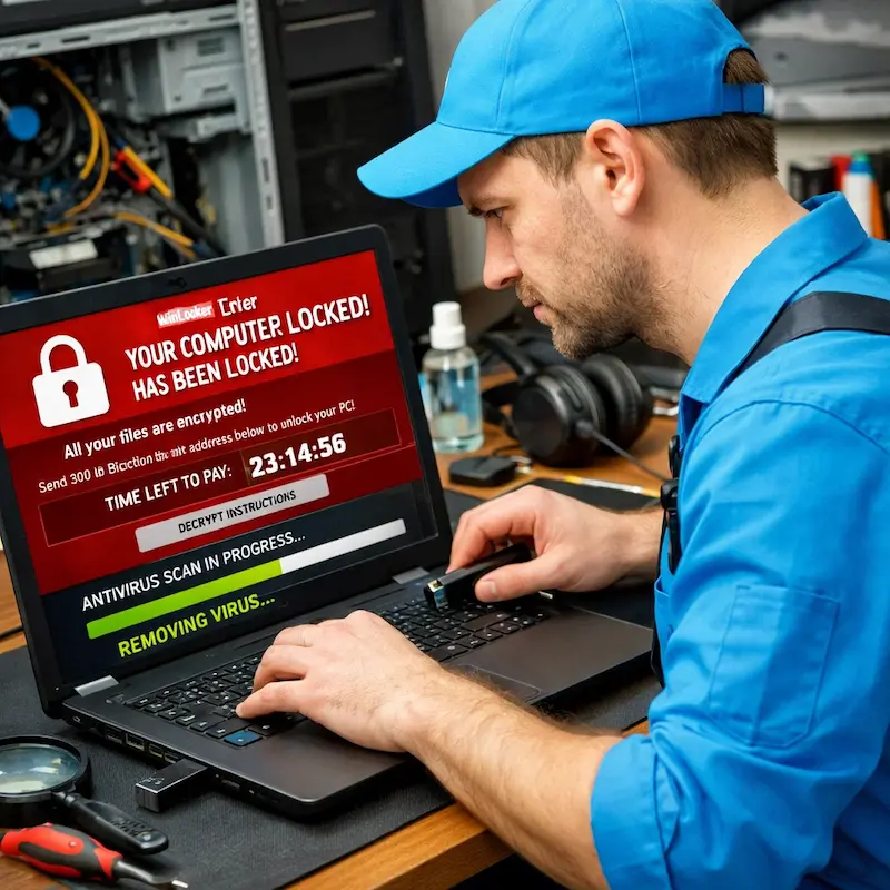 Удалить винлокер в Кстово